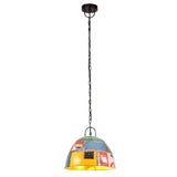 Industrial Vintage Hanging Lamp 25 W Multicolour Round 31cm E27 320550
