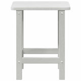 Side Table White 38 x 38 x 46 cm Polyethylene 42006633
