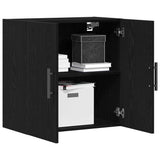 Wall Cabinet 60 x 31.5 x 60 cm Engineered Wood Black Oak 862949