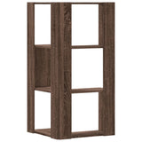 Corner Bookcase 3-Tier Brown Oak 50x50x102 cm Engineered Wood 852597