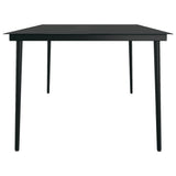 Garden Dining Set Brown and Black 3099406