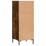 Sideboard Smoked Oak 34.5x32.5x90 cm Engineered Wood 828737