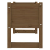 Planter Honey Brown 78x40x52 cm Solid Wood Pine 822120