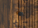 Bedside Cabinet Smoked Oak 43 x 34.5 x 50 cm Engineered Wood 893885