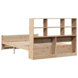 Bookcase Bed without Mattress 120x190 cm Small Double Solid Wood Pine 3322459