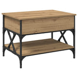 Coffee Table Artisan Oak 70 x 50 x 50 cm Engineered Wood 883039