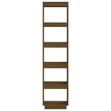 Book Cabinet/Room Divider Honey Brown 40x35x167 cm Solid Wood Pine 810857