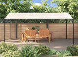 Canopy Cream 4x3 m 180 g/m Fabric and Steel 362394