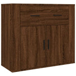 Highboard Brown Oak Engineered Wood 3185382