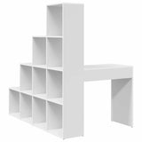 Corner Desk White 101.5 x 149.5 x 149.5 cm Engineered Wood 3337241