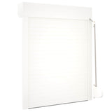 Roller Shutter White 80 x 100 cm Aluminium and Polyurethane 42047052