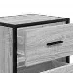 ZNTS Wall-mounted Bedside Cabinet Grey Sonoma 40x31x39.5 cm 848730