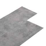 PVC Flooring Planks 4.46 m 3 mm Self-adhesive Cement Brown 146575