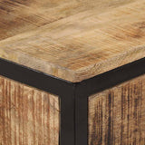 Console Table 100x35x70 cm Solid Rough Wood Mango 374077