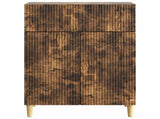 Sideboard Smoked Oak 66 x 34.5 x 90 cm Engineered Wood 894640