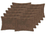 Cushion Cover 12 pcs HEERLEN Light Brown 50 x 50 cm 911184