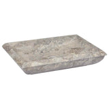 Sink Grey 50x35x10 cm Marble 149164