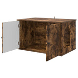 Cat House Smoked Oak 85 x 55 x 50 cm Engineered Wood 8000730