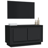 TV Cabinet Black 80x35x45 cm Engineered Wood 819853