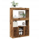 Highboard Old Wood 92x33x140 cm Engineered Wood 3309616