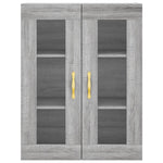 Wall Mounted Cabinets 2 pcs Grey Sonoma Engineered Wood 3197927