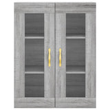 Highboard Grey Sonoma 69,5x34x180 cm Engineered Wood 3198583
