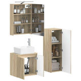 Bathroom Furniture Set 4 pcs Sonoma Oak 3407433