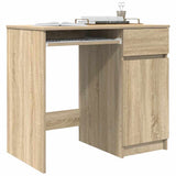 Desk Sonoma Oak 86x49x76 cm Engineered Wood 861825