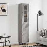 Highboard Grey Sonoma 34.5x34x180 cm Engineered Wood 3199199
