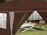 Pop-up Party Tent 575 x 288 x 245 cm Brown 42019808
