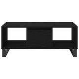 Coffee Table Black Oak 90 x 50 x 36.5 cm Engineered Wood 862964