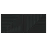 Wall-Mounted Headboard HAARLEM Black Engineered Wood 896966
