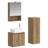 Bathroom Furniture Set 4 pcs Artisan Oak 3407446