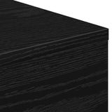 Electric Fireplace Black Oak 100 x 24.5 x 90 cm Engineered wood 8020761