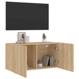 TV Cabinet Wall-mounted Sonoma Oak 80x30x41 cm 836956