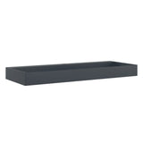 Wash Basin 120x46x11 cm Mineral Cast/Marble Cast Anthracite 155986