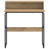 Desk with Storage Artisan Oak 80 x 50 x 91 cm 8008025