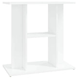 Aquarium Stand White 60x30x60 cm Engineered Wood 833567