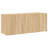 TV Cabinet Wall-mounted Sonoma Oak 100x30x41 cm 836968