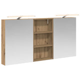 Bathroom Cabinet Set 3 pcs 140 x 14.5 x 70 cm Engineered wood 3403791