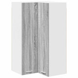 Hanging Cabinet Grey Sonoma and White 57 x 57 x 100 cm 884375