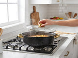 12PCS Induction Non Stick Stainless Steel Cookware Cooking Pot Pan With Lids Set 38675431