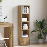 Bookcase Artisan Oak 31x24x127 cm Engineered Wood 860354