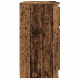 Sideboard with Drawer Old Wood 71x35x65 cm Engineered Wood 861605