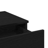 Dressing Table Black Oak 100 x 40 x 130 cm Engineered Wood 868842