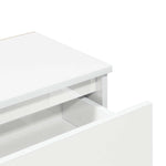 Bedside Cabinets 2 pcs High Gloss White 40x30x39 cm Engineered Wood 803456
