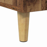Desk with Shelf Old Wood 140 x 50 x 75 cm Engineered Wood 886234