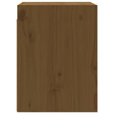 Wall Cabinets 2 pcs Honey Brown 30x30x40 cm Solid Wood Pine 813482