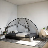 Mosquito Net Mongolia with Doors 220 Mesh Black 200x150x140 cm 4010043