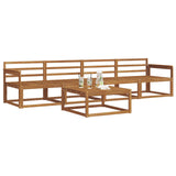 Outdoor Sofa Set 5 pcs Natural Solid Acacia Wood 3367147